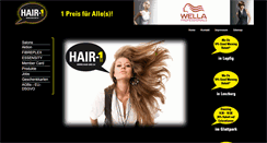 Desktop Screenshot of hair-one.ch
